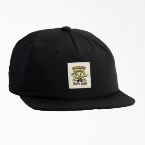 Black Men's Dickies Athletic Cap | IVD172495