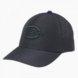 Black Men's Dickies FLEX Cooling Cap | FQT601372