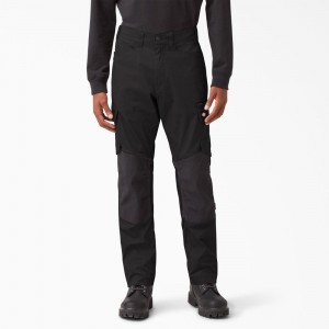 Black Men's Dickies FLEX Temp-iQ® 365 Regular Fit Pants | RMP640725