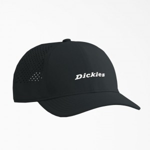 Black Men's Dickies Low Pro Athletic Trucker Hat | QLD608514