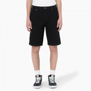 Black Men's Dickies Skateboarding Loose Fit Wingville Shorts | OYL675439