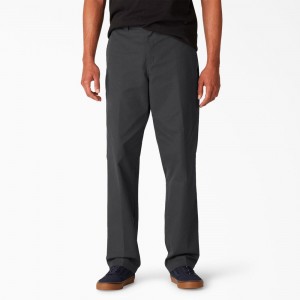 Black Men's Dickies Skateboarding Slim Fit Pants | KLZ047583