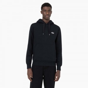 Black Men's Dickies Summerdale Hoodie | NKU607245