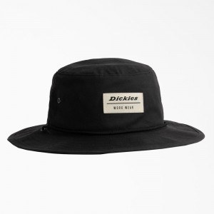 Black Men's Dickies Twill Boonie Hat | GKQ804532