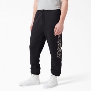 Black Men's Dickies Uniontown Regular Fit Sweat Pants | CZO476952