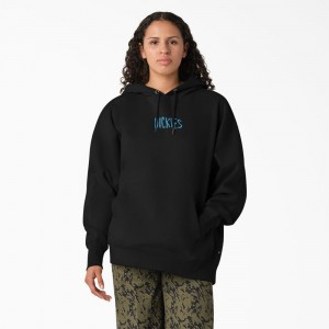 Black Women's Dickies Creswell Hoodie | IPS365478