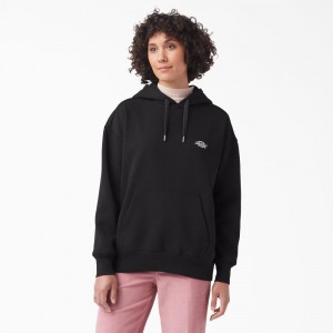 Black Women's Dickies Summerdale Hoodie | TBS835246