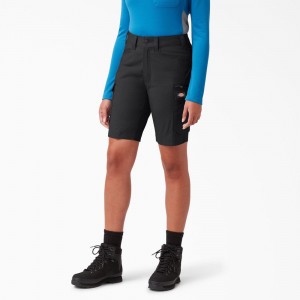 Black Women's Dickies Temp-iQ® 365 Shorts | PYF759641