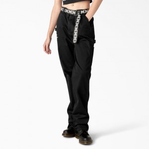 Black Women's Dickies x Lurking Class Relaxed Fit Pants | JBR869041