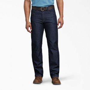 Blue Men's Dickies Relaxed Fit Carpenter Jeans | EIV910673