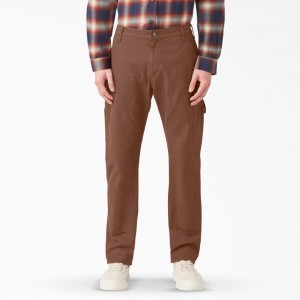 Brown Men's Dickies 1922 Regular Fit Double Knee Pants | EIG590617