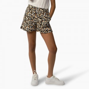 Brown Women's Dickies Roseburg Shorts | IEG653928