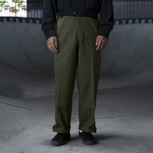 Green Men's Dickies Ronnie Sandoval Loose Fit Double Knee Pants | AUY576412