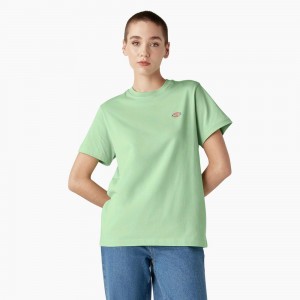 Green Women's Dickies Mapleton T-Shirt | HGC943082