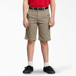 Grey Kids' Dickies FLEX Slim Fit Shorts | VPA621835