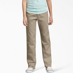 Grey Kids' Dickies Slim Fit Pants | RLS137906