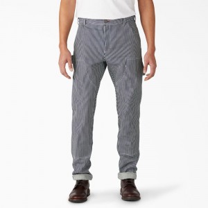 Grey Men's Dickies 1922 Regular Fit Double Knee Pants | VLI065793