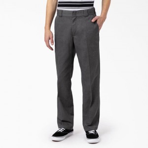 Grey Men's Dickies Deatsville Regular Fit Work Pants | SWF201457