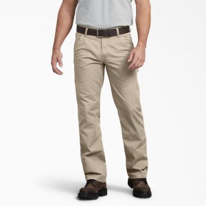 Grey Men's Dickies Regular Fit Ripstop Carpenter Pants | RAF936854