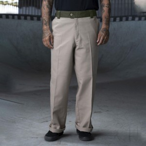 Grey Men's Dickies Ronnie Sandoval Loose Fit Double Knee Pants | ZTX842693