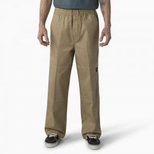 Grey Men's Dickies Skateboarding Summit Relaxed Fit Chef Pants | AXT690438