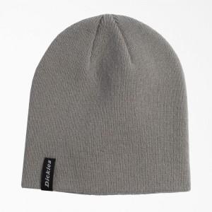 Grey Men's Dickies Skull Cap Beanie | YOT386542