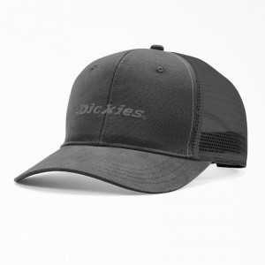 Grey Men's Dickies Two-Tone Trucker Cap | BEK324179