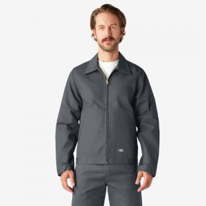 Grey Men's Dickies Unlined Eisenhower Jacket | UEL834015