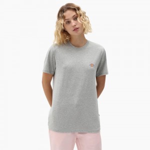 Grey Women's Dickies Mapleton T-Shirt | AZM657342