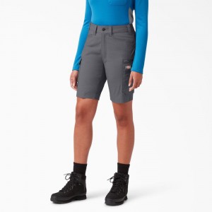 Grey Women's Dickies Temp-iQ® 365 Shorts | VTO320574