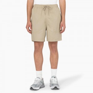 Khaki Men's Dickies Pelican Rapids Relaxed Fit Shorts | WDC427815