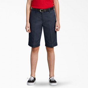 Navy Kids' Dickies Classic Fit Bermuda Shorts | NCT351260