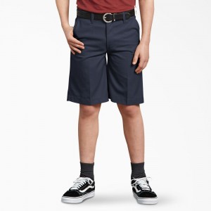 Navy Kids' Dickies Classic Fit Shorts | RWX518934