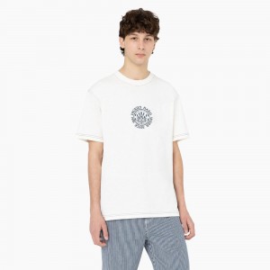 White Men's Dickies Beavertown Short Sleeve T-Shirt | MFY824519