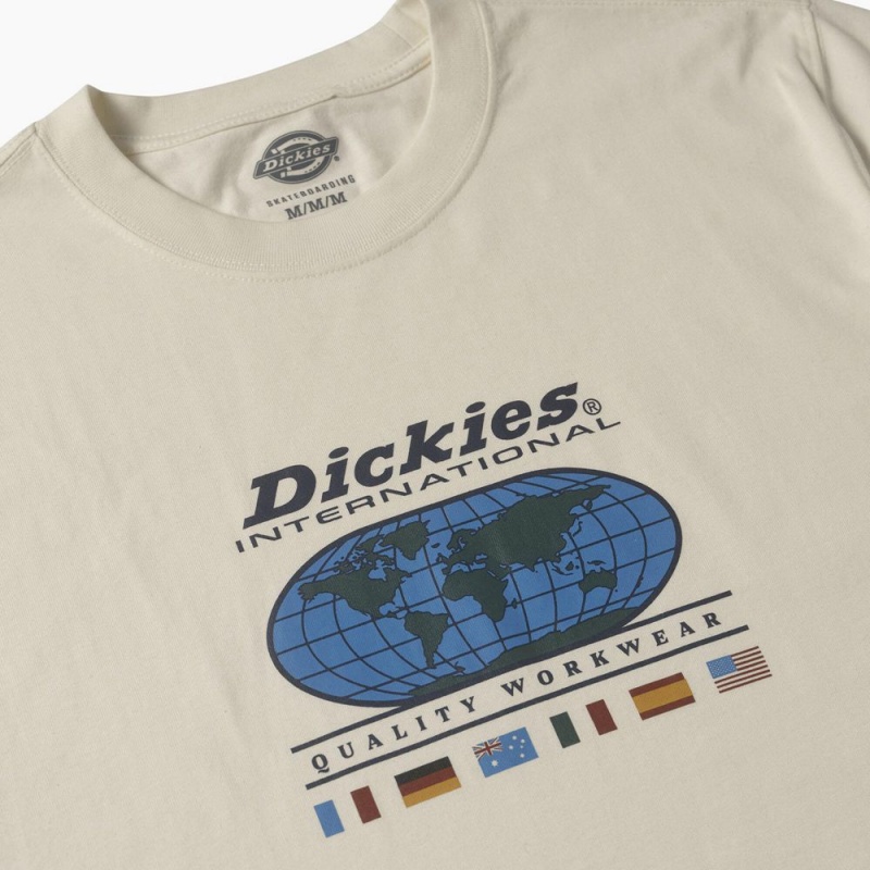 Beige Men's Dickies Jake Hayes Graphic T-Shirt | RLN316529