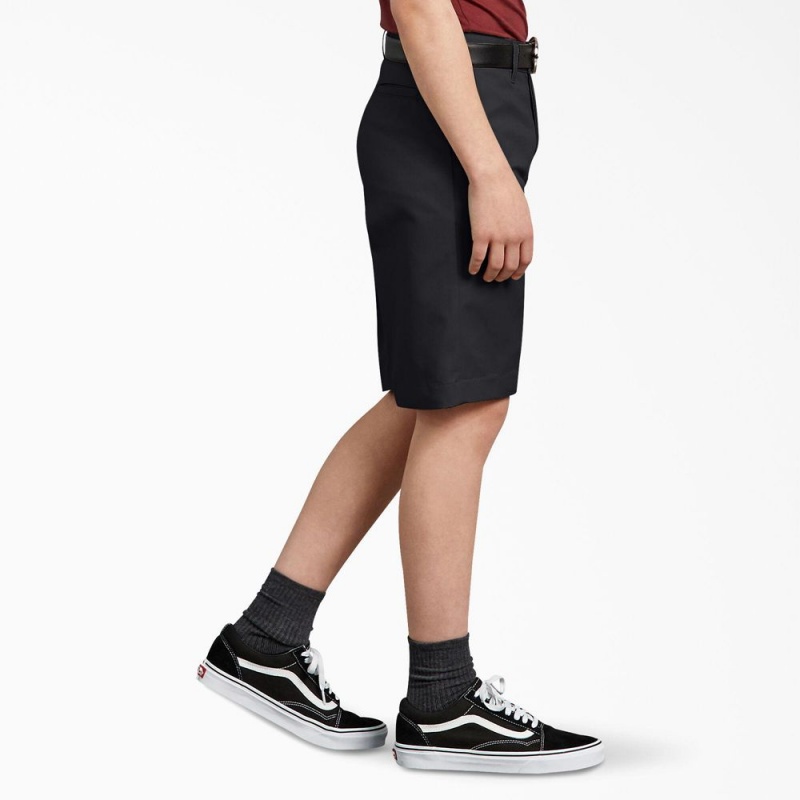 Black Kids' Dickies Classic Fit Shorts | ZQJ657891