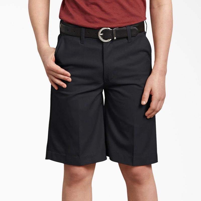 Black Kids' Dickies Classic Fit Shorts | ZQJ657891