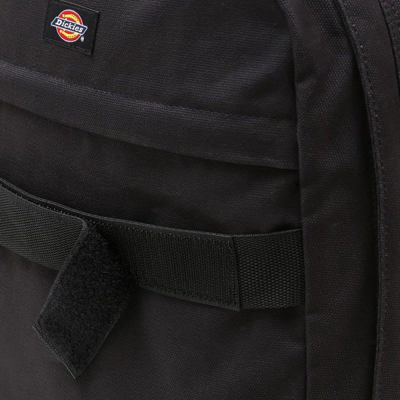 Black Kids' Dickies Duck Canvas Backpack | AGC693758