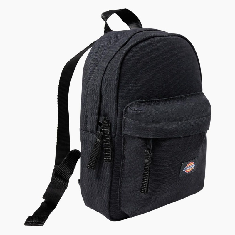 Black Kids' Dickies Duck Canvas Mini Backpack | OXB832154