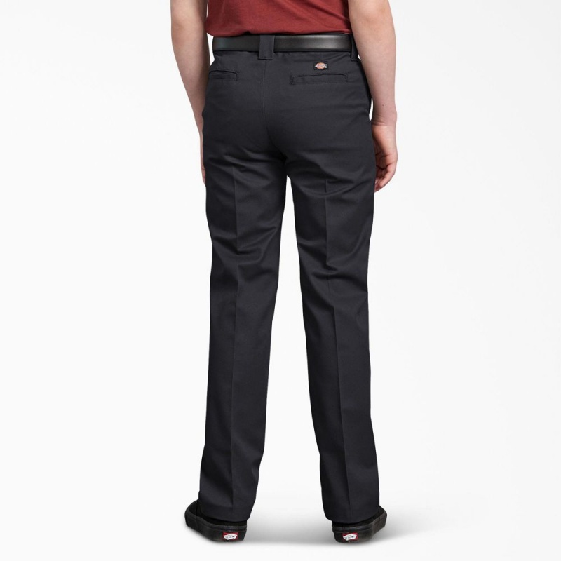 Black Kids' Dickies Slim Fit Pants | KTA360952