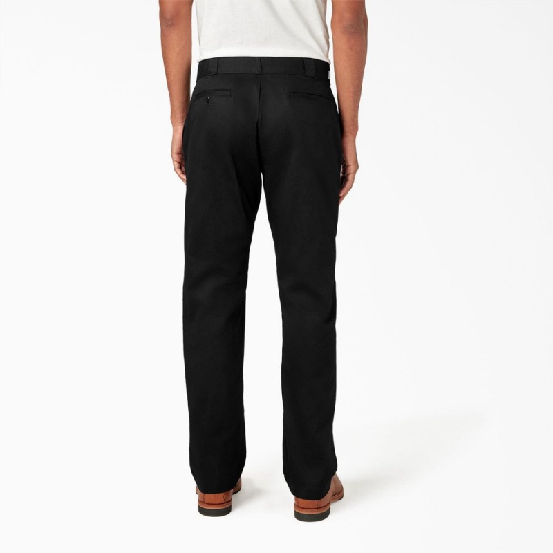 Black Men's Dickies 1922 Cotton Pants | FDV048329