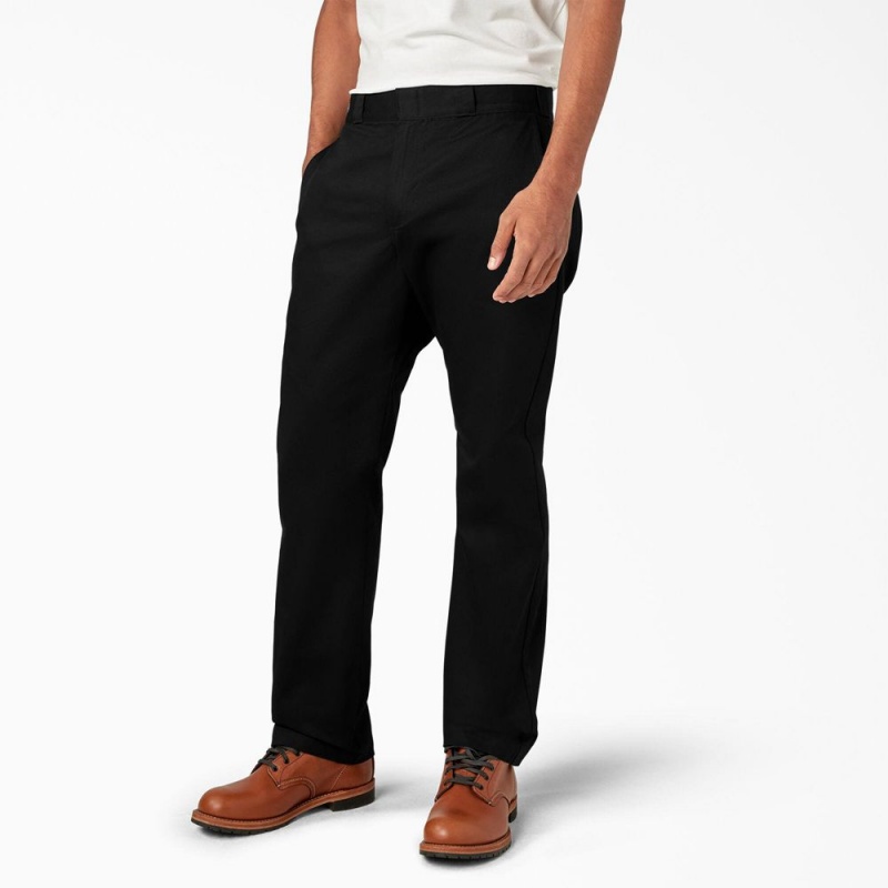 Black Men's Dickies 1922 Cotton Pants | FDV048329