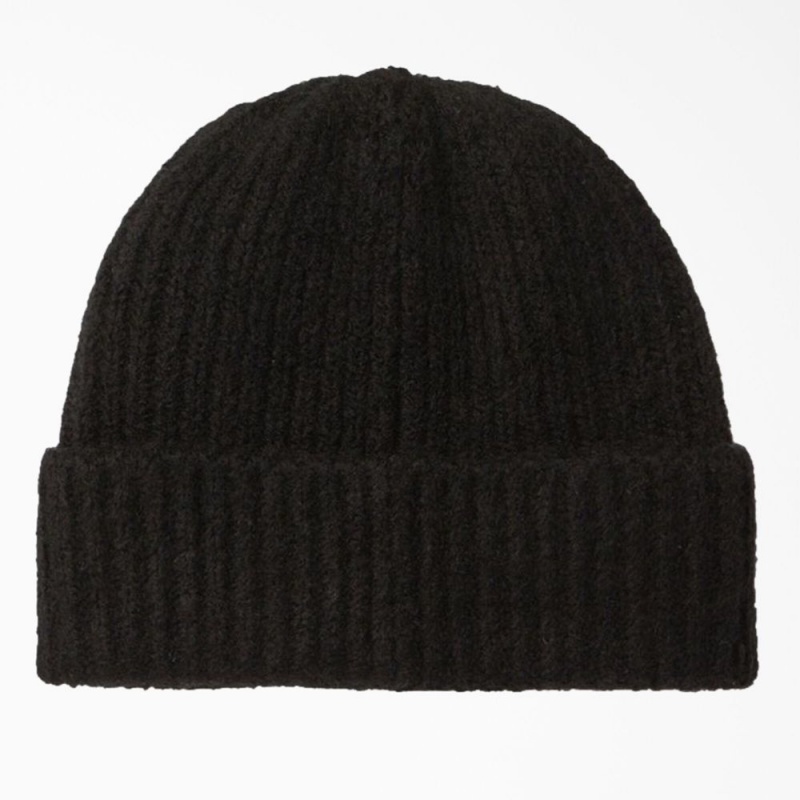 Black Men's Dickies Brewton Beanie | WRY920417