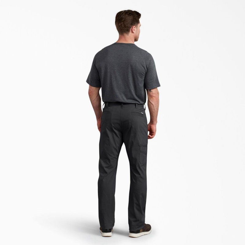 Black Men's Dickies FLEX Cooling Relaxed Fit Pants | SQI574210