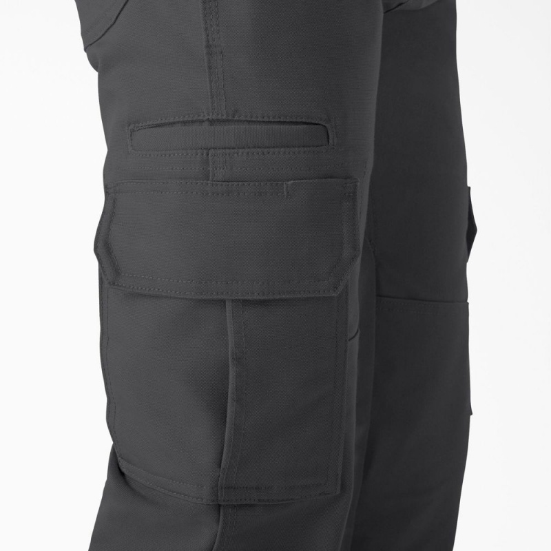 Black Men's Dickies FLEX DuraTech Relaxed Fit Duck Cargo Pants | CAM547068