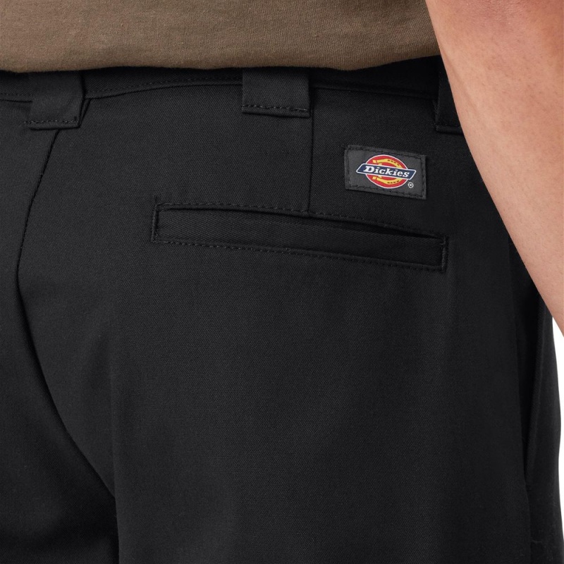 Black Men's Dickies FLEX Relaxed Fit Cargo Shorts | ZVG192785