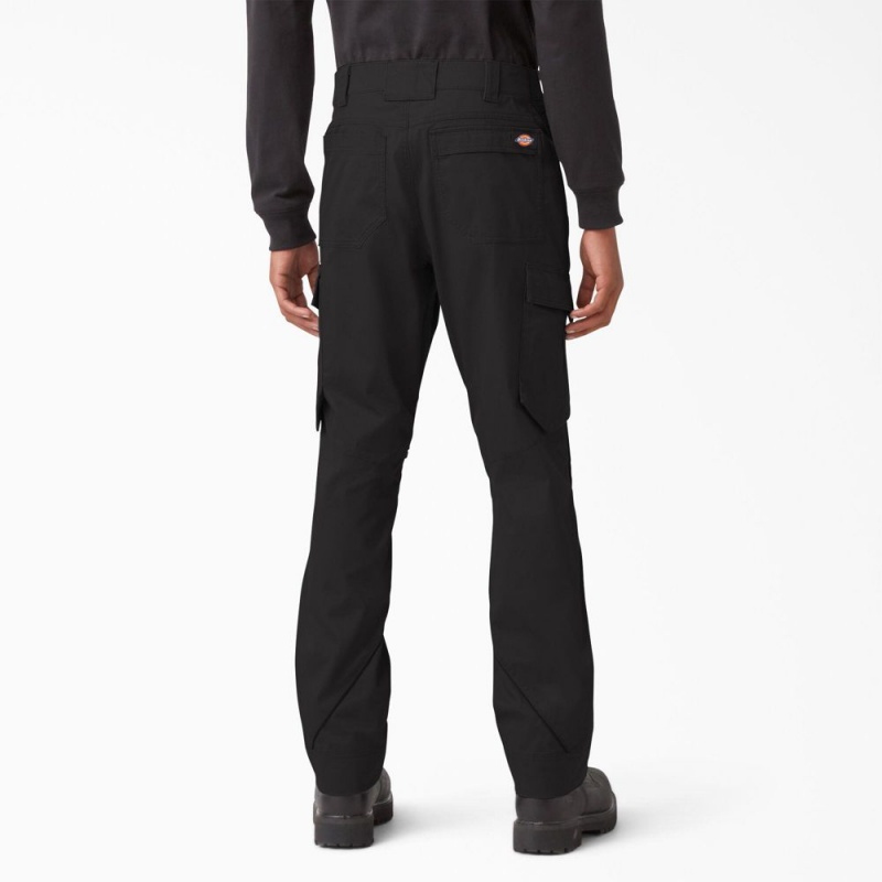 Black Men's Dickies FLEX Temp-iQ® 365 Regular Fit Pants | RMP640725