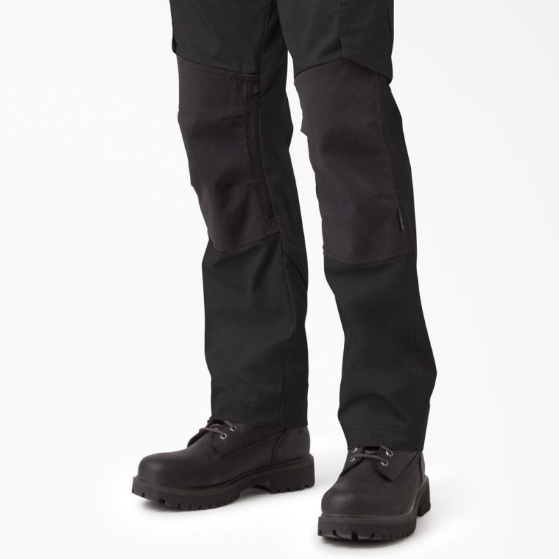 Black Men's Dickies FLEX Temp-iQ® 365 Regular Fit Pants | RMP640725