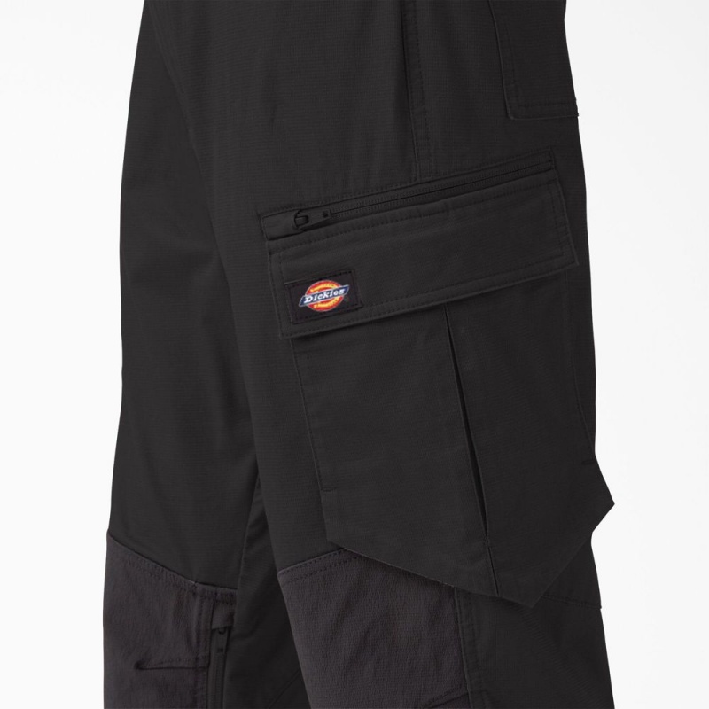 Black Men's Dickies FLEX Temp-iQ® 365 Regular Fit Pants | RMP640725