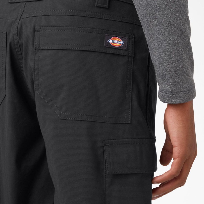 Black Men's Dickies FLEX Temp-iQ® 365 Regular Fit Shorts | AYR564790